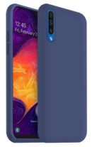 Луксозен силиконов гръб ТПУ ултра тънък МАТ за Samsung Galaxy A50 A505F син 